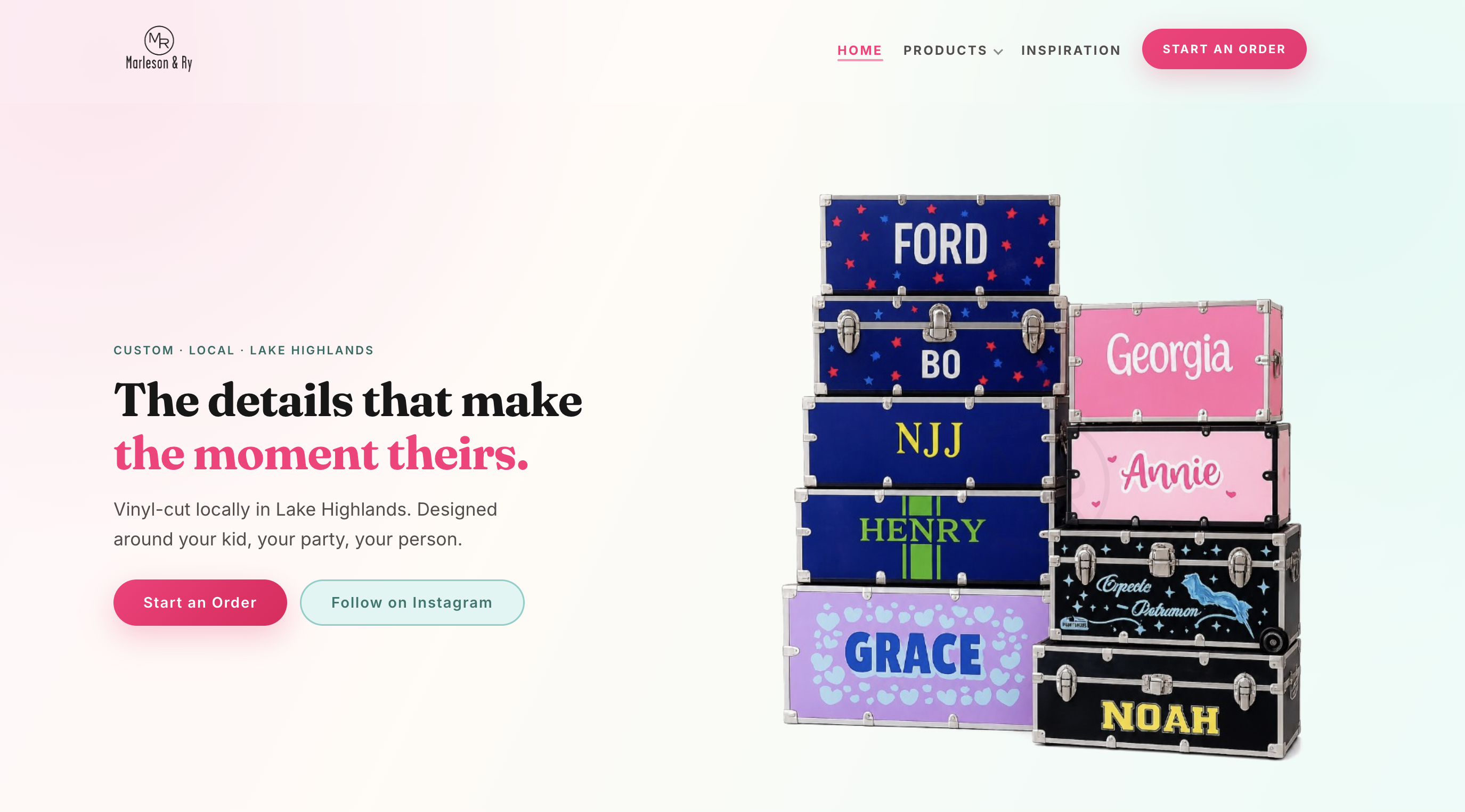 Marleson and Ry homepage